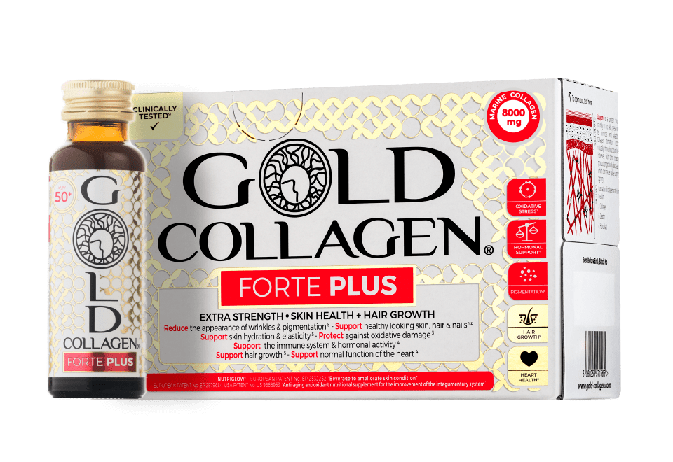 Gold Collagen Forte Plus 50+ - 10 flacoane x 50 ml