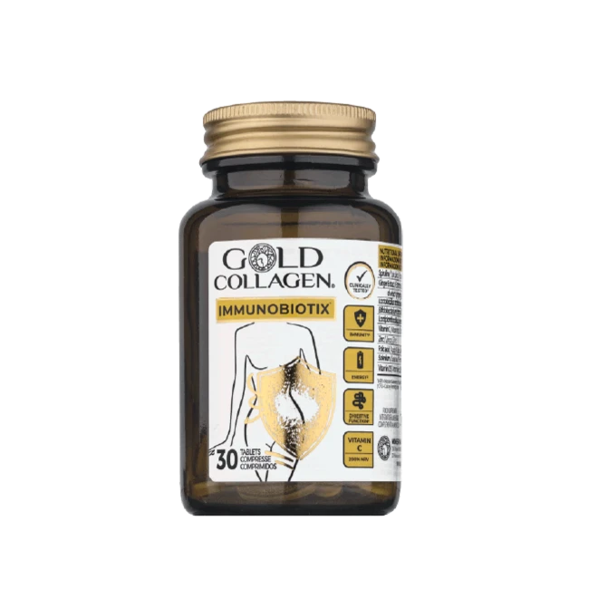 Gold Collagen Immunobiotix, booster zilnic pentru imunitate și sănătate intenstinală - 30 pastile