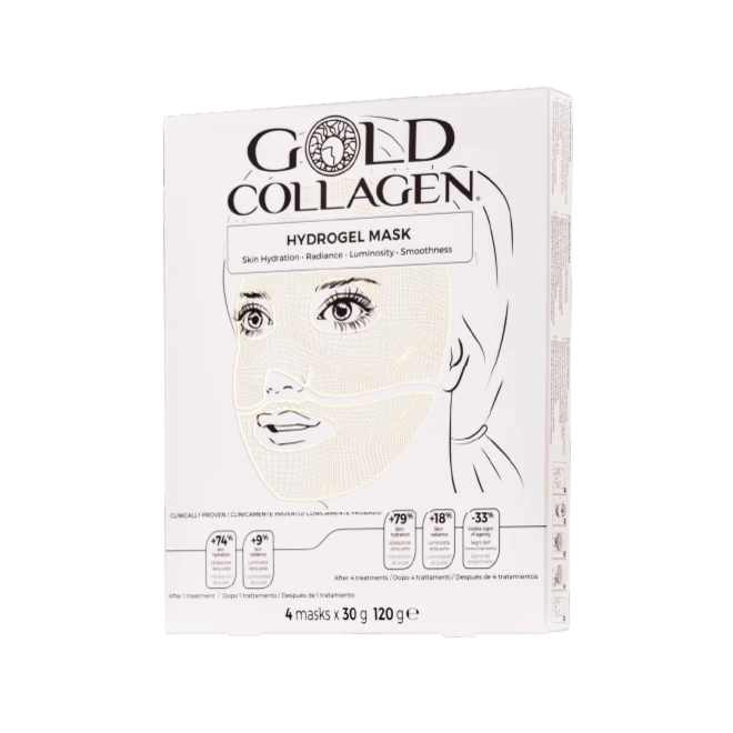 Gold Collagen Hydrogel - 4 măști (120g)
