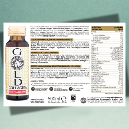 Gold Collagen Forte Ageless - 10 flacoane x 50 ml