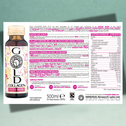 Gold Collagen Pure Plus 30+ - 10 flacoane x 50 ml