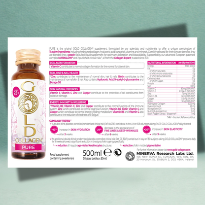 Gold Collagen Pure 25+ - 10 flacoane x 50 ml